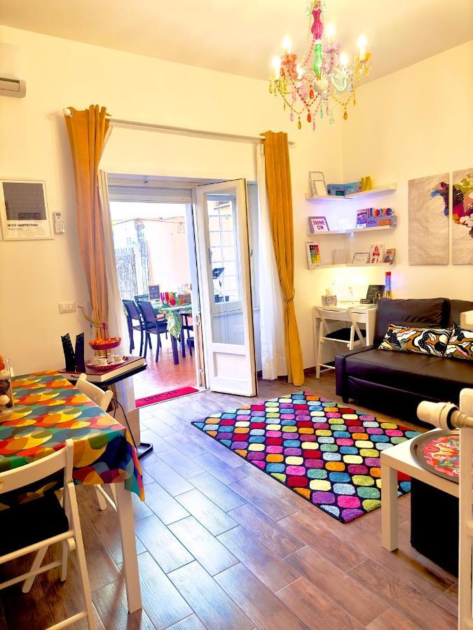 Trastevere Gianicolense Casa Con Giardino Rome Luaran gambar