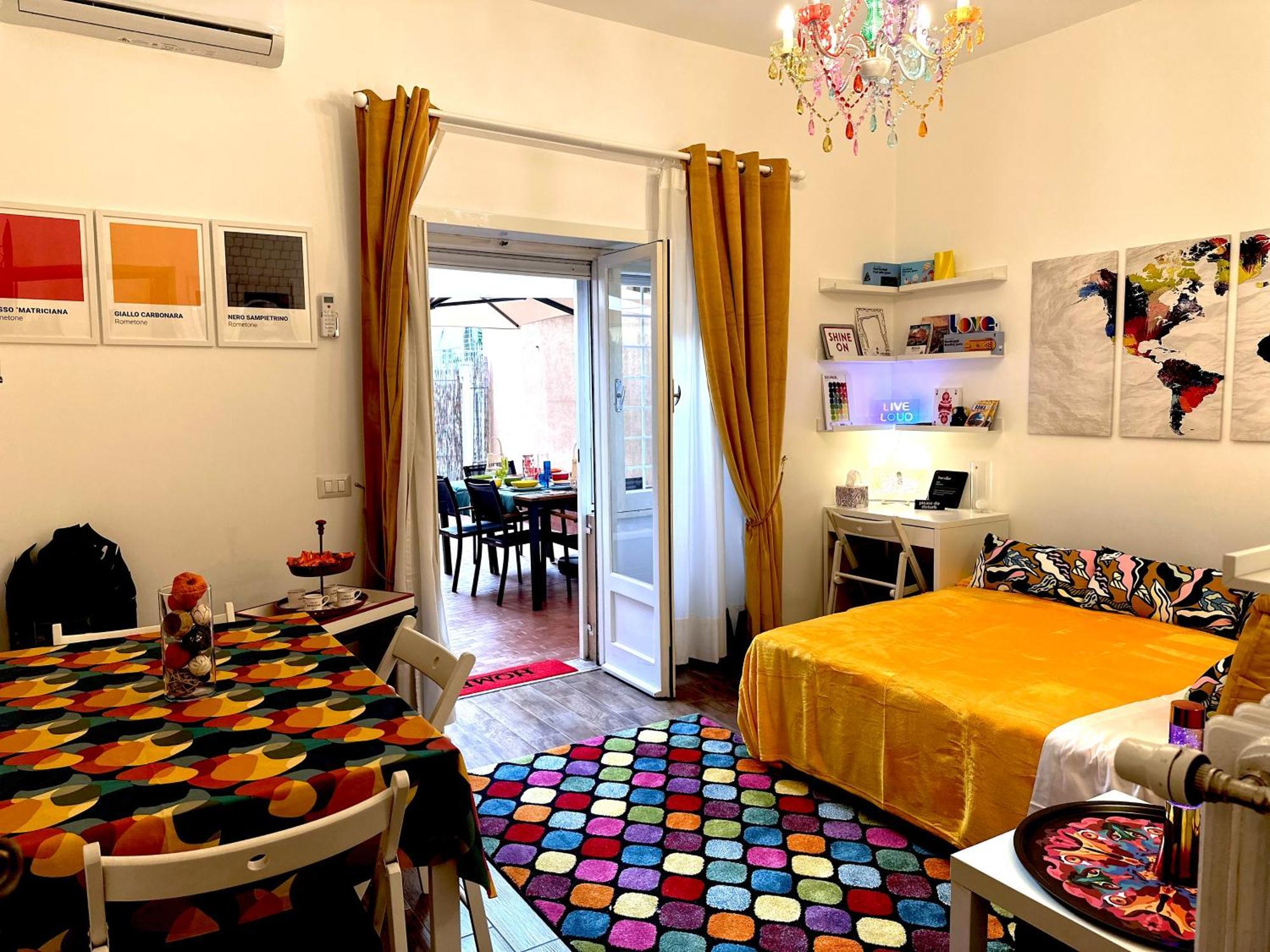 Trastevere Gianicolense Casa Con Giardino Rome Luaran gambar